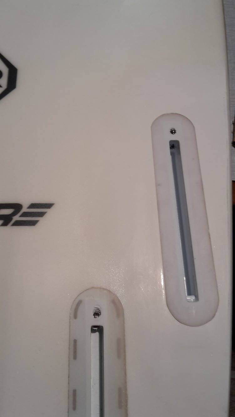 Insert channels cleaned and re-threaded