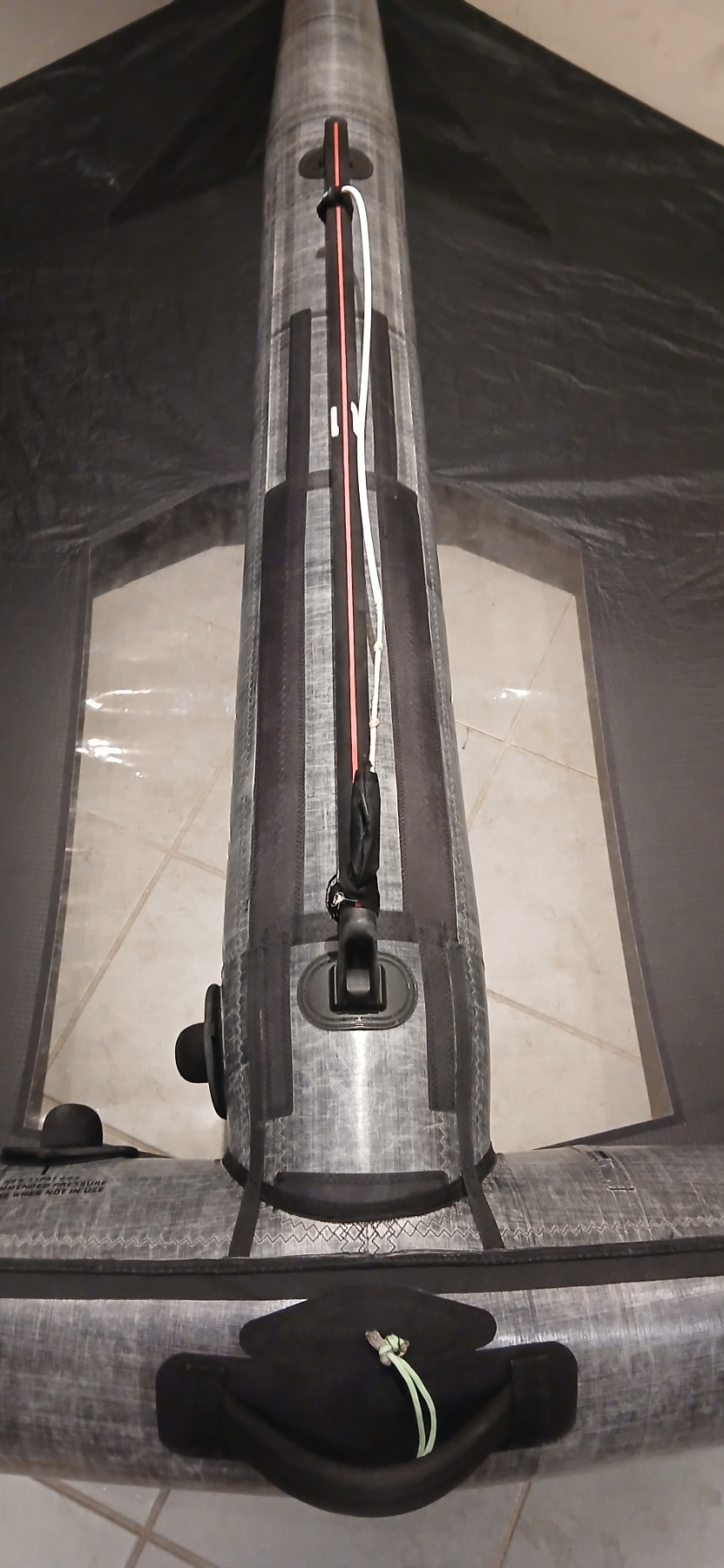 Strut and centre seam after rebuild